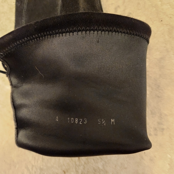 Stuart weitzman highland black suede leather boots - Picture 3 of 5